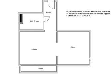 Appartement 2 pièces 850 €