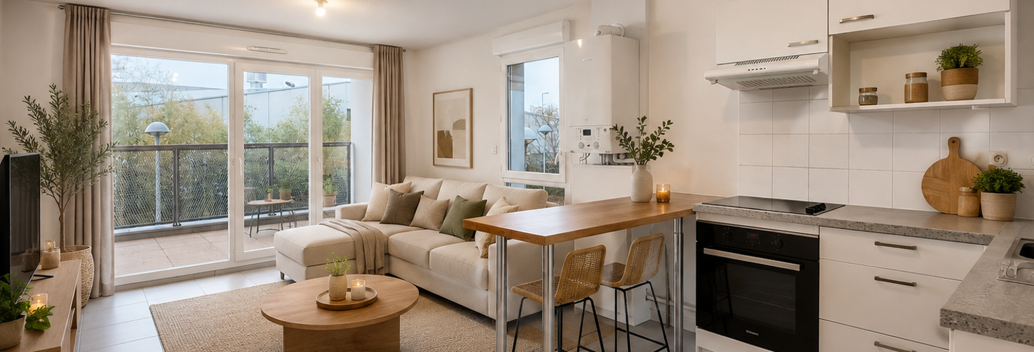 Appartement 3 Pièces 61 m² à vendre à Mérignac (33700)