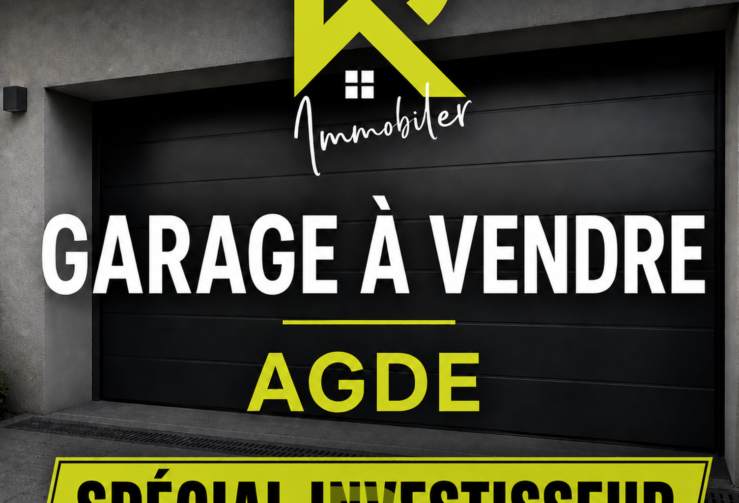 SPÉCIAL INVESTISSEUR   GARAGE À VENDRE À AGDE — photo 1