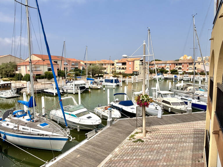 CARNON PLAGE : Studio Cabine vue MARINA — photo 1