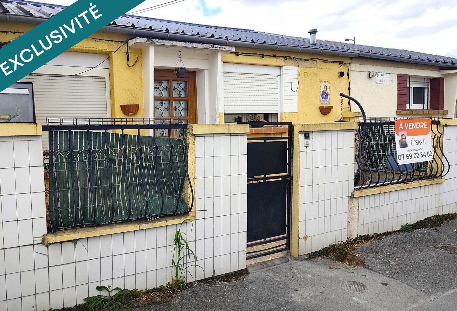 SAINT-QUENTIN / VERMANDOIS  MAISON DE VILLE À RÉNOVER — photo 1