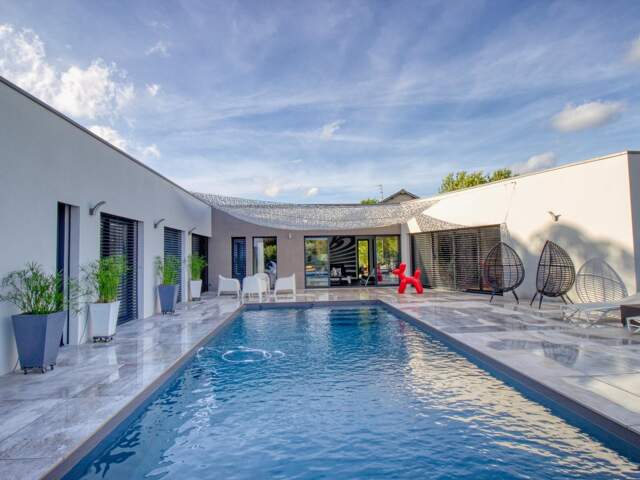 Villa contemporaine de plain-pied 182m2 avec piscine Albi Madeleine — photo du bien