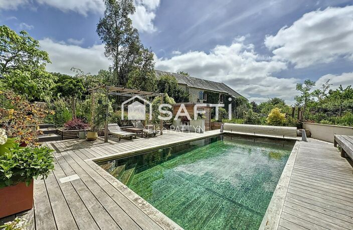 À VENDRE  MAISON DE MAÎTRE AVEC PISCINE  DEPENDANCES VERGER ET PARC  PROXIMITE CAENNAISE — photo 2