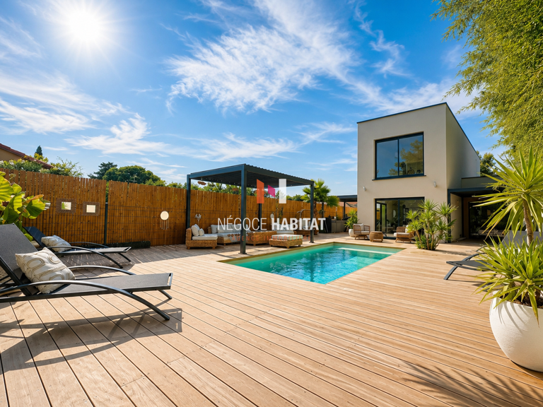 Villa T4 avec piscine à vendre - terrain de 435 m2 à Vendarg — photo 1
