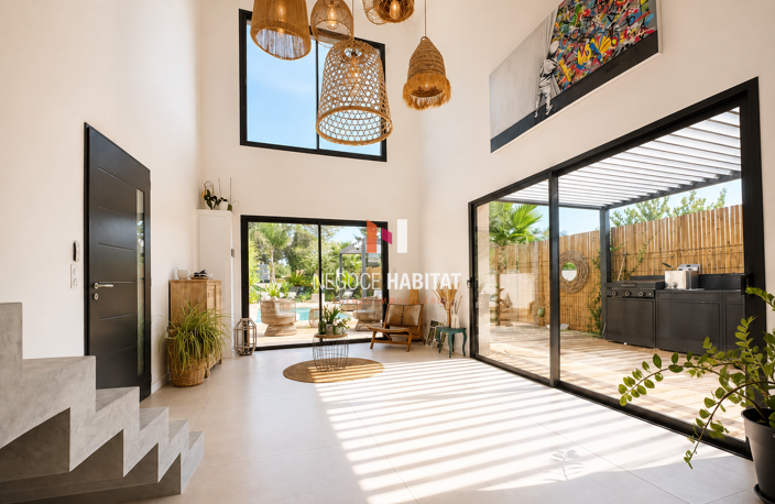 Villa T4 avec piscine à vendre - terrain de 435 m2 à Vendarg — photo 4