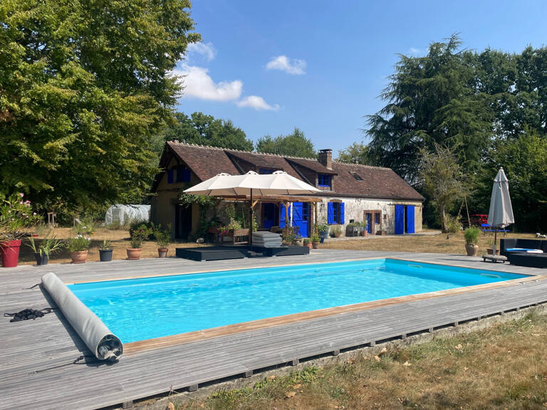 Proche Moutiers au Perche , maison de pays avec piscine chau — photo 1