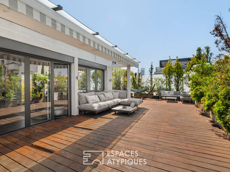 Toit-terrasse d'exception avec très grande terrasse et garage dans une résidence de standing — photo 1