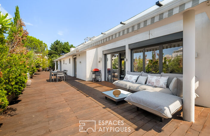 Toit-terrasse d'exception avec très grande terrasse et garage dans une résidence de standing — photo 4