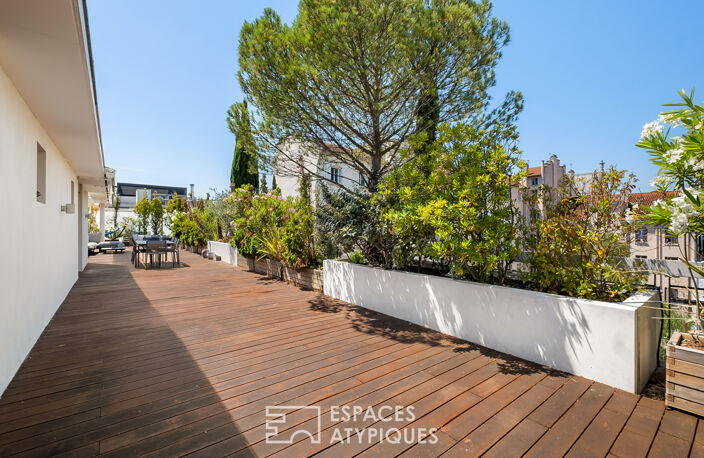 Toit-terrasse d'exception avec très grande terrasse et garage dans une résidence de standing — photo 5