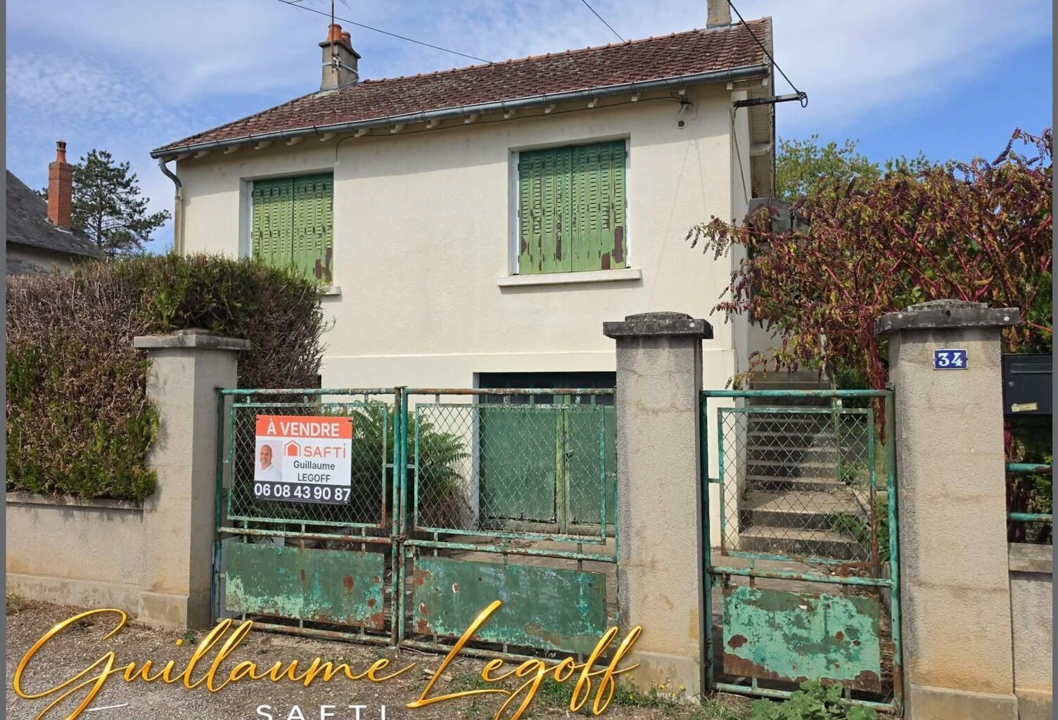 Maison avec travaux et grand jardin arboré — photo 1
