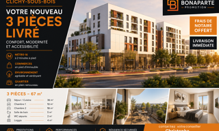 Appartement 2 Pièces 67 m² à vendre à Clichy-sous-Bois (93390)