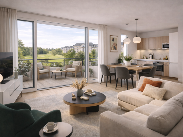 --PONTAULT-COMBAULT (77340) – 3 pièces avec balcon – Livraison rapide – Disponible cette année — photo du bien