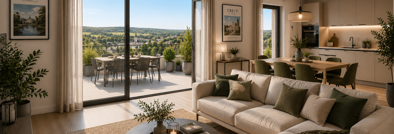 Appartement 2 Pièces 65 m² à vendre à Crécy-la-Chapelle (77580)