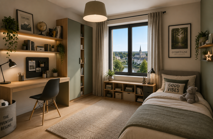 COMPIÈGNE / VENETTE – SPACIEUX 4 PIÈCES AVEC TERRASSE EXPOSÉE SUD-OUEST — photo 5