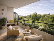 --LOGNES – QUARTIER DU MANDINET – 3 PIÈCES TRAVERSANT AVEC TERRASSE – AUCUN VIS-À-VIS - LIVRAISON 20 — photo 2