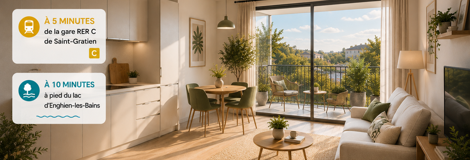 Appartement 1 Pièce 25 m² à vendre à Saint-Prix (95390)