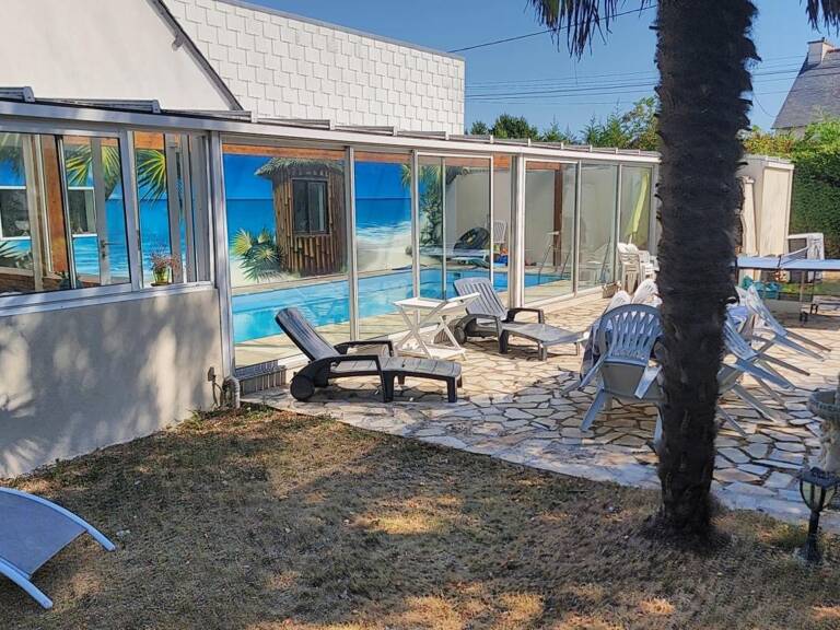 VIAGER OCCUPÉ SANS RENTE – MAISON 9 PIÈCES AVEC PISCINE COUVERTE À LAMBALLE-ARMOR — photo 1