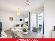 YVELINES - Mantes-la-Jolie (78200) - A VENDRE - APPARTEMENT T3 AVEC TERRASSE ET PARKING 2 VOITURES - BELLE PIECE DE VIE AVEC CUISINE US - TERRASSE - ETAT IMPECCABLE — photo 4
