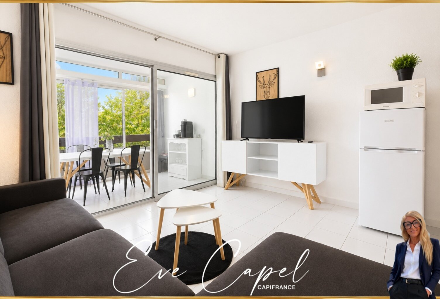 Appartement à vendre 2 pièces LE CAP D'AGDE (34), appartement avec 1 chambre, loggia fermée, avec parking privatif, ascenseur et piscine — photo 1