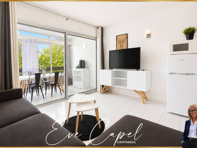 Appartement à vendre 2 pièces LE CAP D'AGDE (34), appartement avec 1 chambre, loggia fermée, avec parking privatif, ascenseur et piscine — photo 1