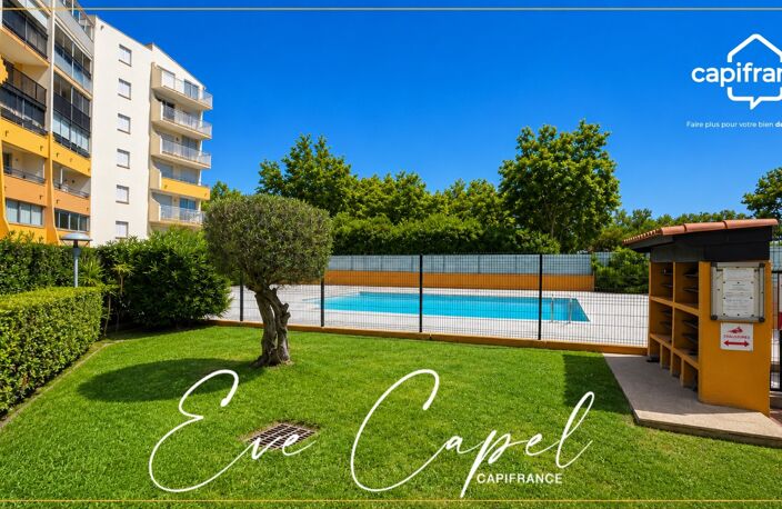 Appartement à vendre 2 pièces LE CAP D'AGDE (34), appartement avec 1 chambre, loggia fermée, avec parking privatif, ascenseur et piscine — photo 2