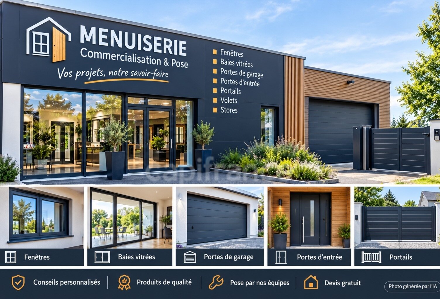 VALENCIENNES (59) - Entreprise de commercialisation et pose de menuiseries — photo 1