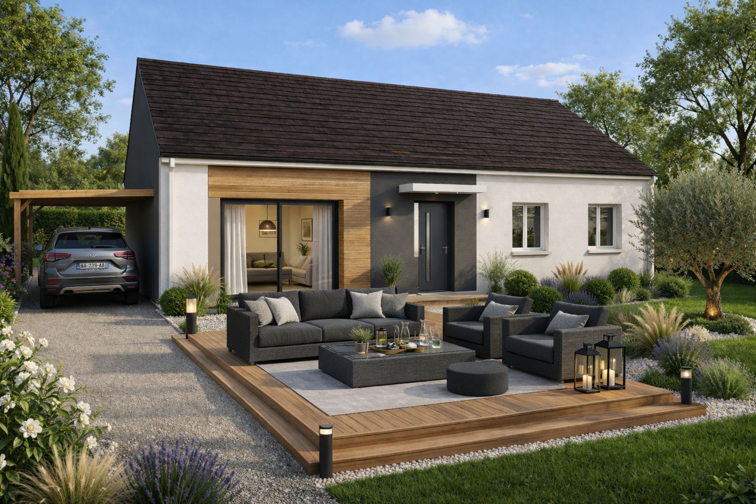 Projet de construction d'une maison 90 m² avec terrain à LAGNY-SUR-MARNE (77)
