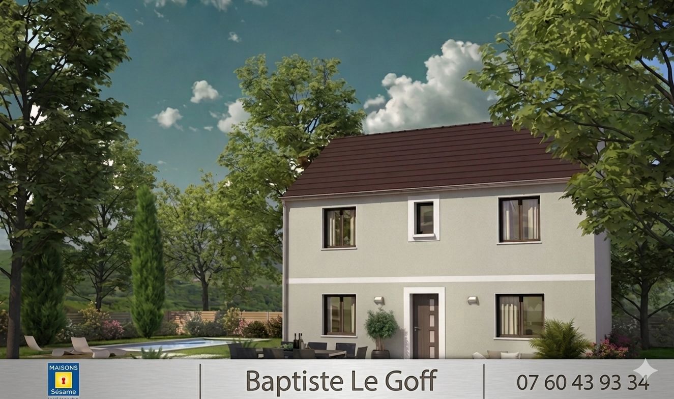 Projet de construction d'une maison 102 m² avec terrain à VILLIERS-SUR-MORIN (77)