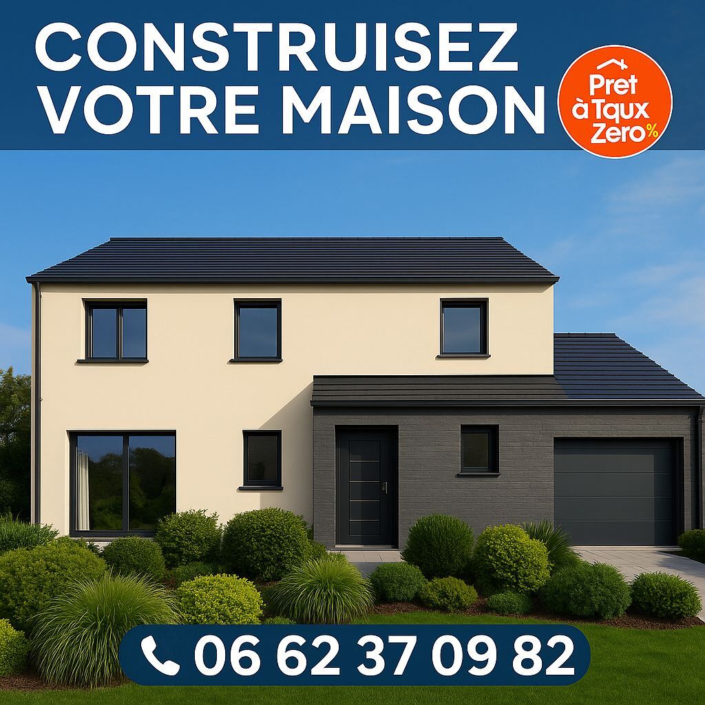 Projet de construction d'une maison 102 m² avec terrain à VILLEVAUDE (77)