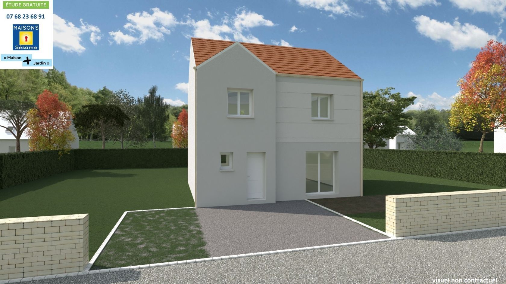 Projet de construction d'une maison 116 m² avec terrain à SAINT-VRAIN (91)