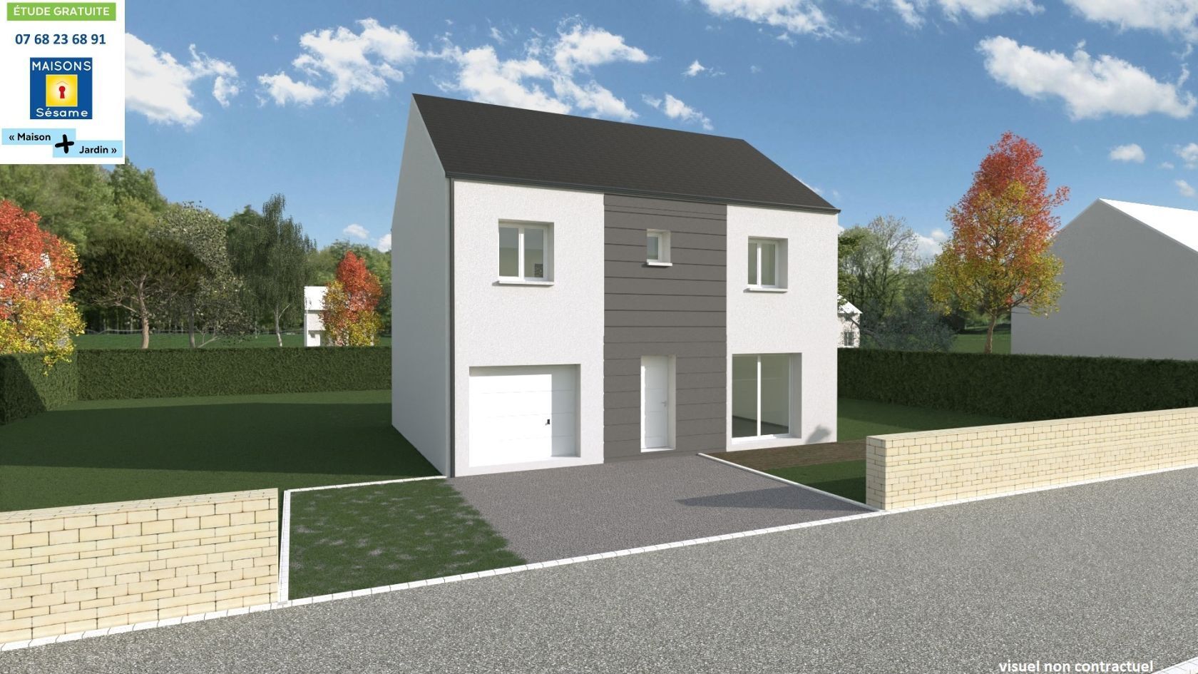 Projet de construction d'une maison 110 m² avec terrain à VERT-LE-GRAND (91)