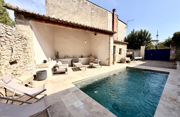 En exclusivité  Pépite et rare A vendre Vergèze, maison vign — photo 4