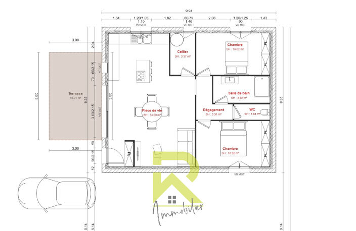 EXCLUSIVITE VILLA DE 69 M2 — photo 2