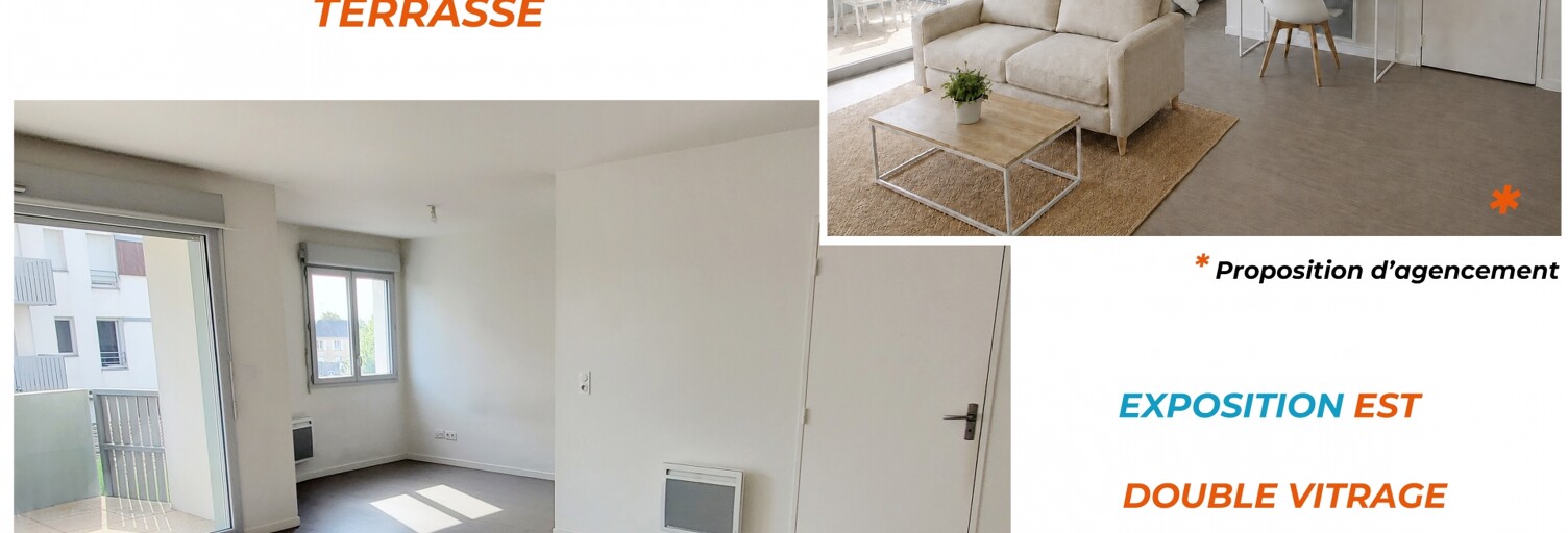 Appartement 2 Pièces 35 m² à vendre à Tours (37100)