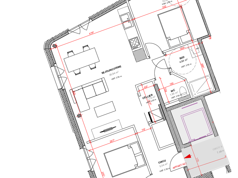 Vente Appartement 3 pièces — photo 1