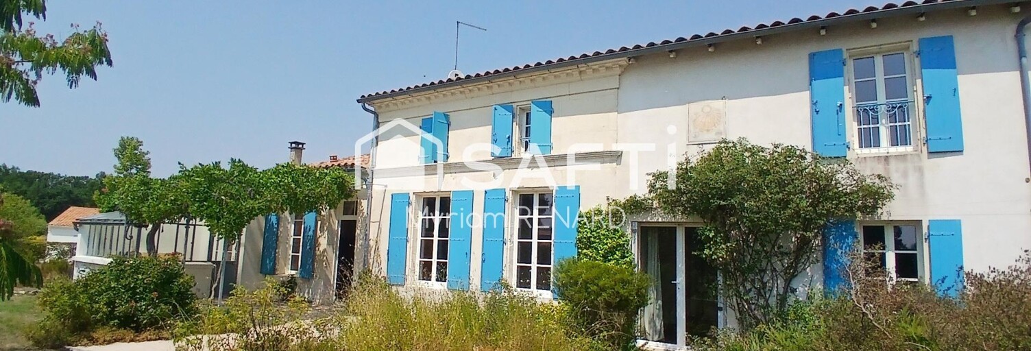 Maison 9 Pièces 192 m² à vendre à Fontcouverte (17100)