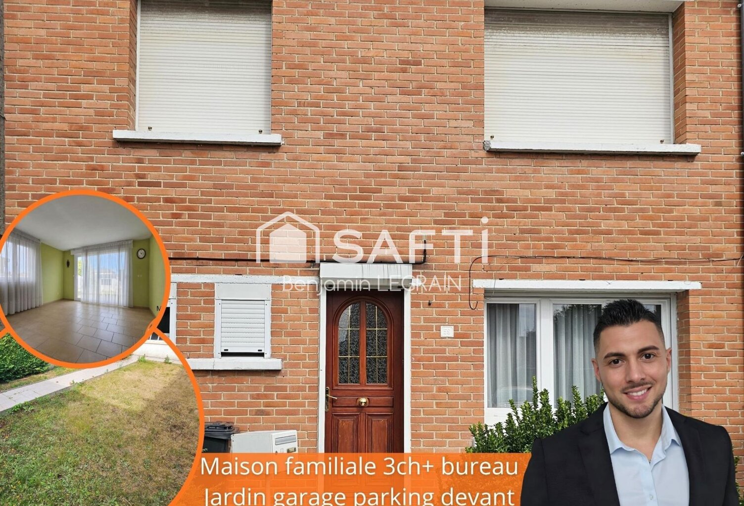 Vente maison 6 pièces 86 m² Douchy-les-Mines (59282) — photo 1