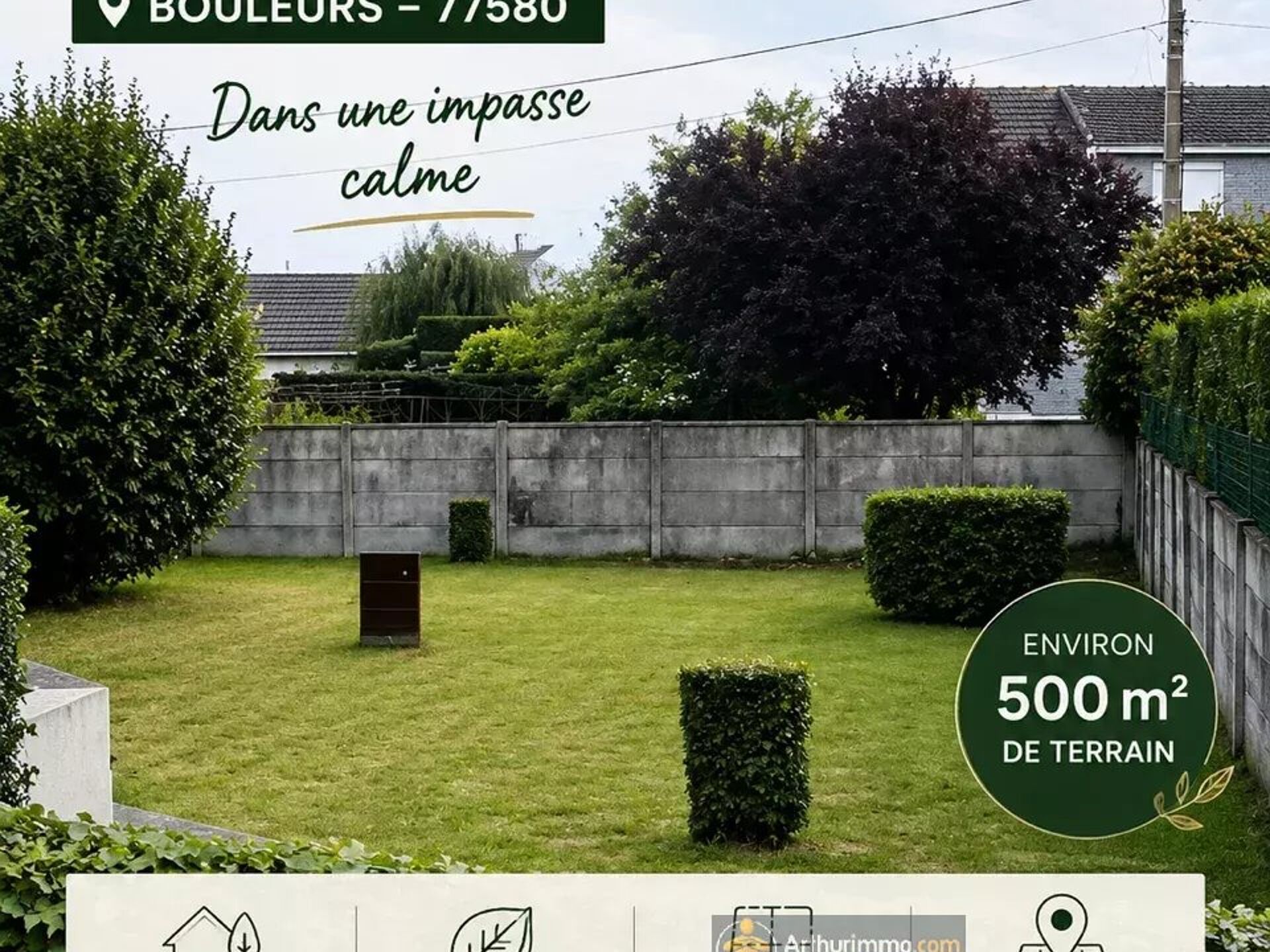 Vente Terrain 434 m2 à Bouleurs · 119 500 €
