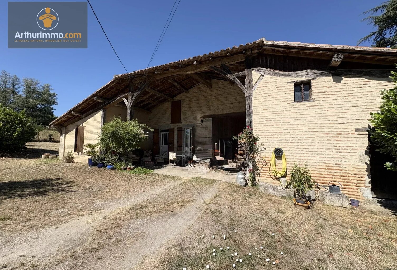 Maison en pierre à louer 122 m2 Fourques sur Garonne — photo 1
