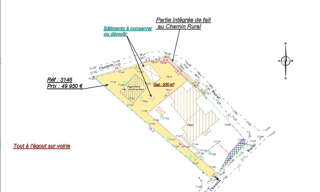 Terrain  930 m² à vendre à Saint-Yzan-de-Soudiac (33920)