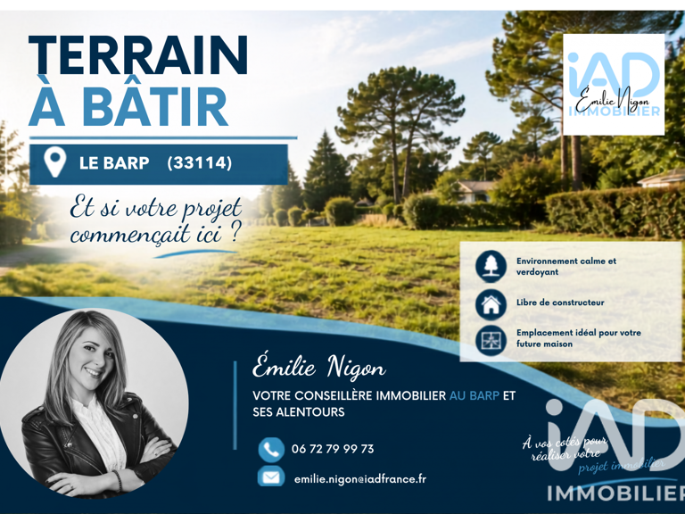 Vente Terrain à bâtir 633 m&sup2; — photo 1