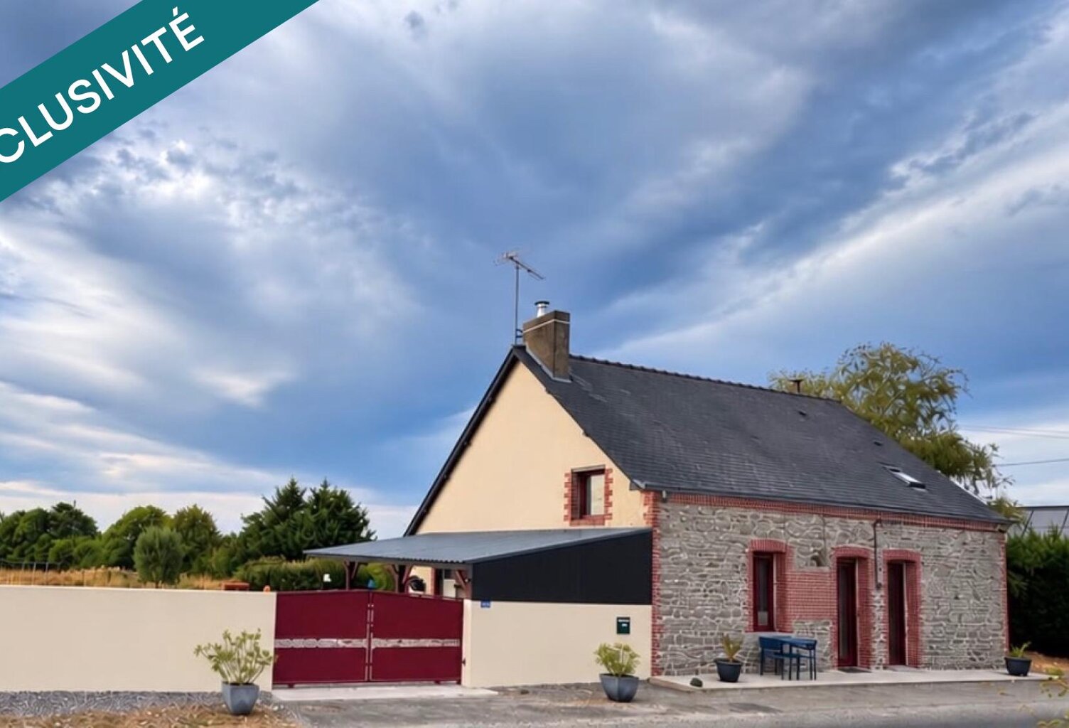 Longère de 125 m2 avec 5500 m2 de terrains clos — photo 1