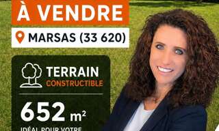 Terrain  652 m² à vendre à Marsas (33620)