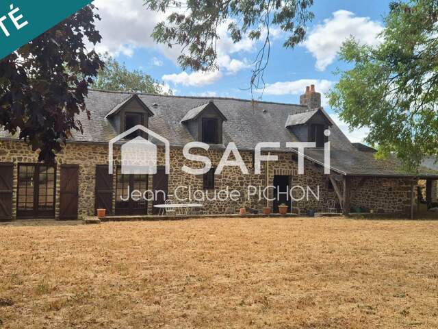 Belle longère rénovée de 200 m² sur terrain arboré de 1 700 m² — photo du bien