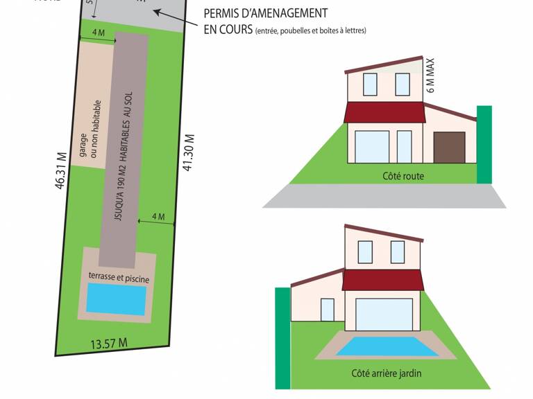 Vente Terrain 570 m&sup2; — photo 1