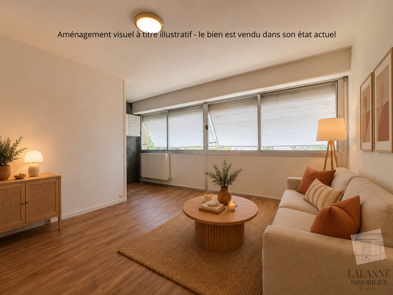 PESSAC -- T2 DE 40 M2 AU DERNIER ÉTAGE AVEC PARKING — photo 1