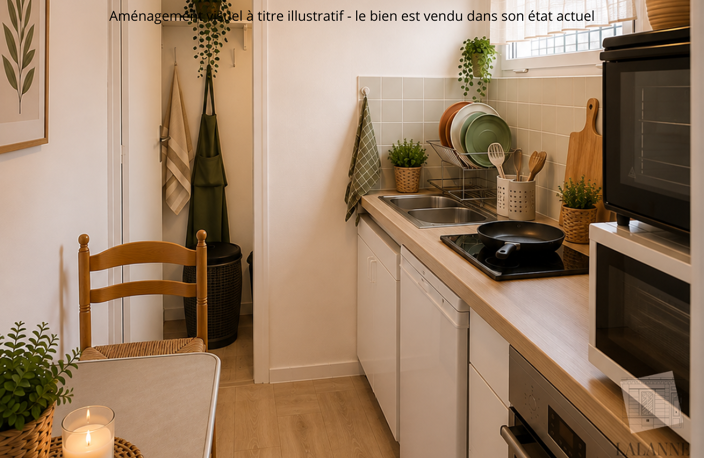 BORDEAUX SAINT-AUGUSTIN   T2 DE 25 M2 AU CALME   INVESTISSEM — photo 3