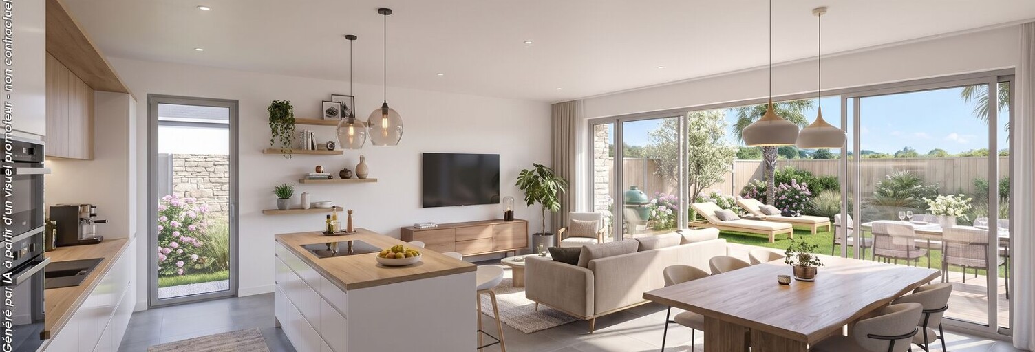 Appartement neuf T3, T4 Pièce 73 à 105 m² à vendre à Damgan (56750)