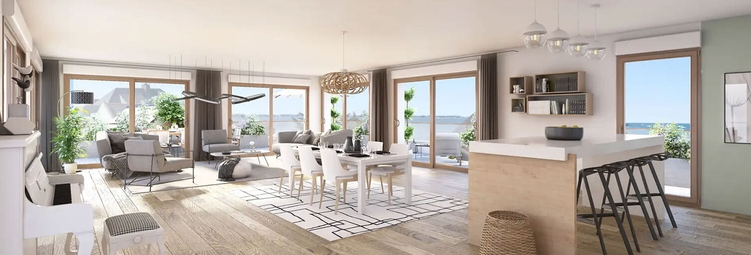 Appartement neuf T3, T4 Pièce 60 à 75 m² à vendre à La Turballe (44420)