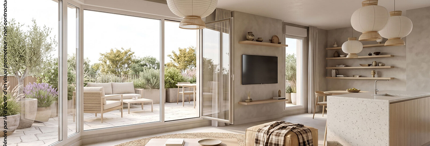 Appartement neuf T1, T2, T3, T4 Pièce 25 à 81 m² à vendre à Soliers (14540)